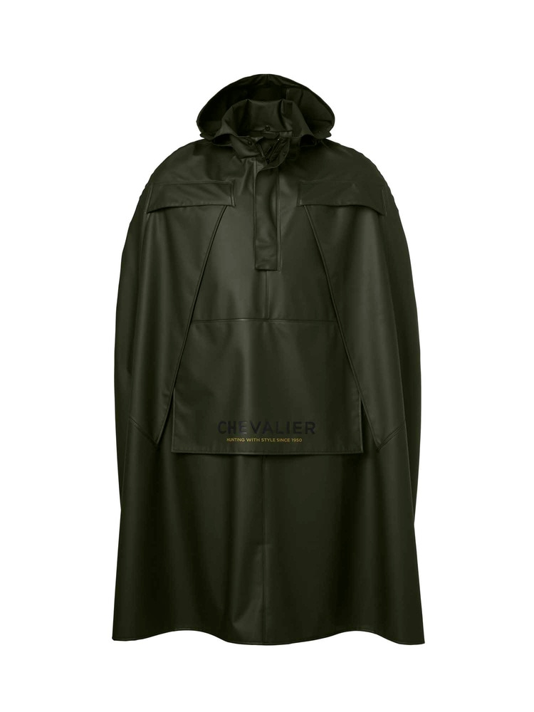 Stratus Rain Poncho Dark Green, view: 1