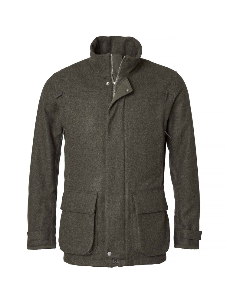 Loden Wool Jacket Men 2.0 Dark Green Melange, view: 1