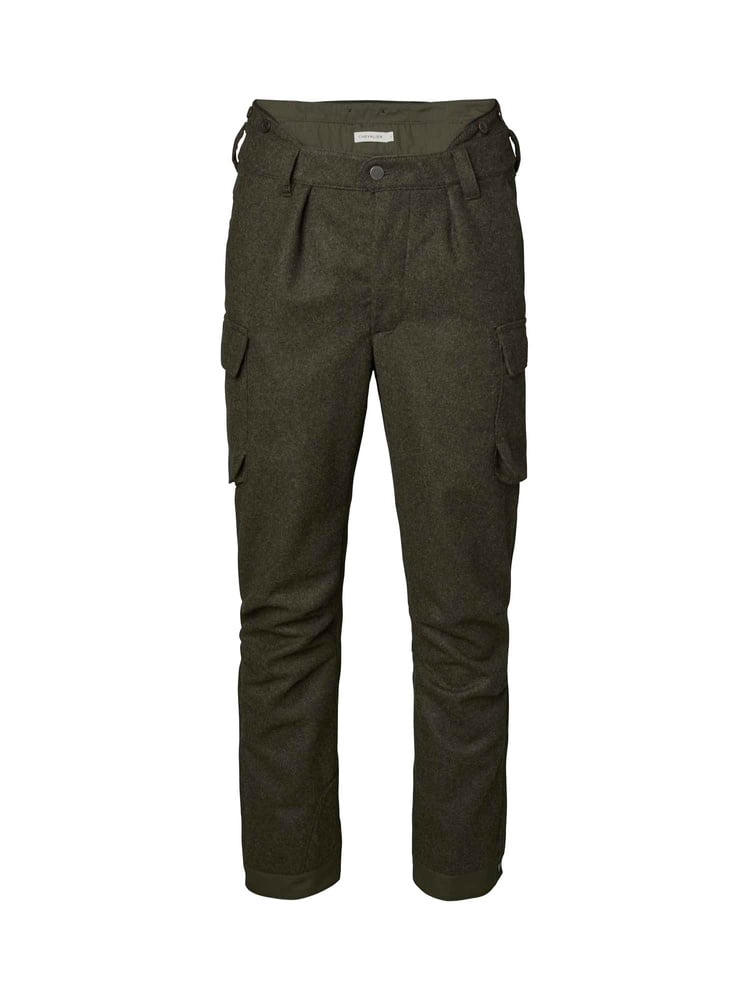 Loden Wool Pants Men 2.0 Dark Green Melange, view: 1