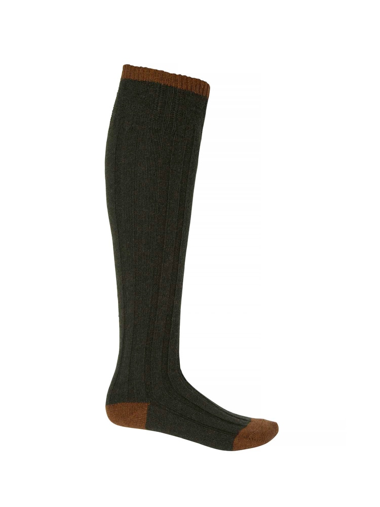 Wellington Field Wool Socks Autumn Green, view: 1